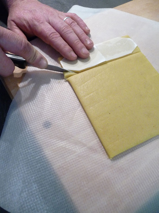 Biscuits shortbreads en forme de sachets de thé