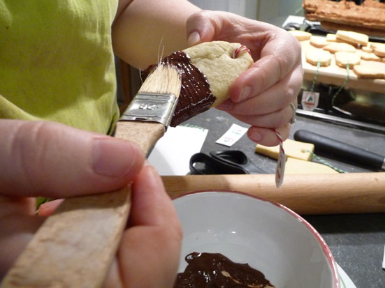 Comment faire des Biscuits shortbreads en forme de sachets de thé