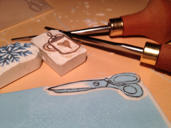 Tampons en gomme - Keshigomu hanko - Rubber Stamps