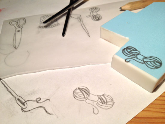 Tampons en gomme - Keshigomu hanko - Rubber Stamps