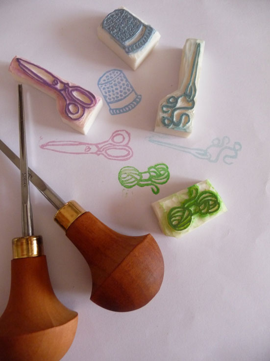 Tampons en gomme - Keshigomu hanko - Rubber Stamps