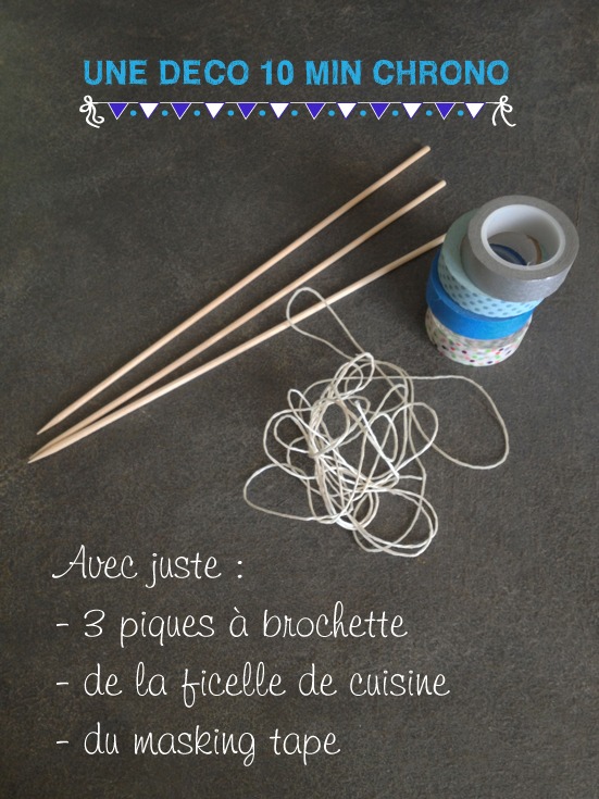Une déco pour gâteau en 10 min chrono