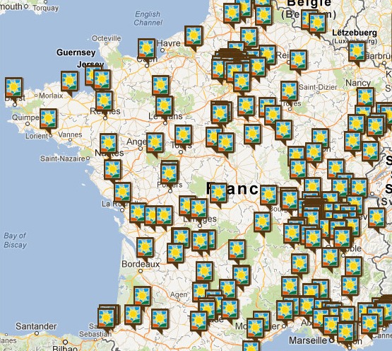 La Vie Claire map