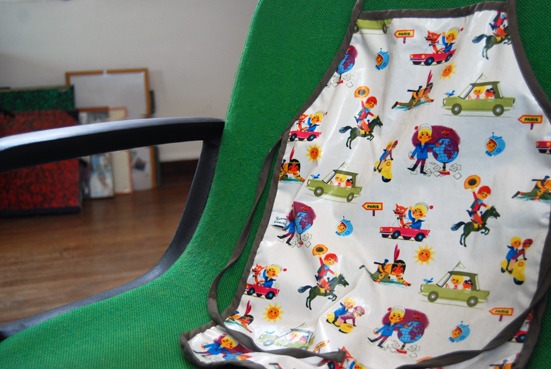 Tablier enfant avec motif d'Alain Grée