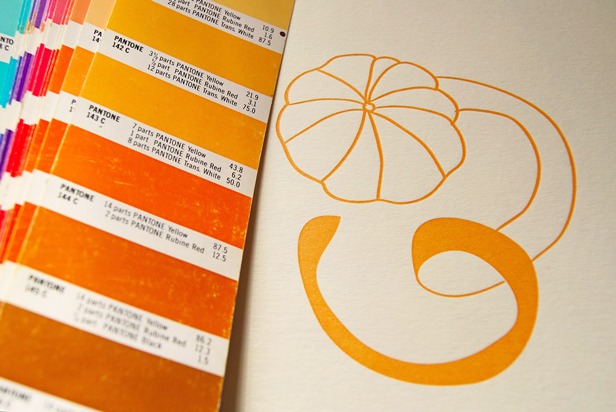 Des cartes letterpress dans ma boutique ! 3 Les cartes Clémentine en cours d'impression (Photo Alice Rizio pour l'imprimerie Trace)