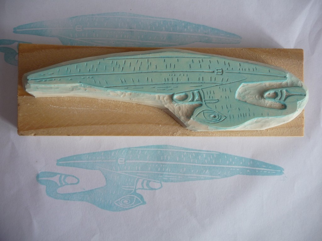 Tampon Enterprise D de Star Trek the Next Generation