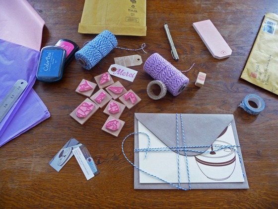 Le packaging de la boutique Kraftille