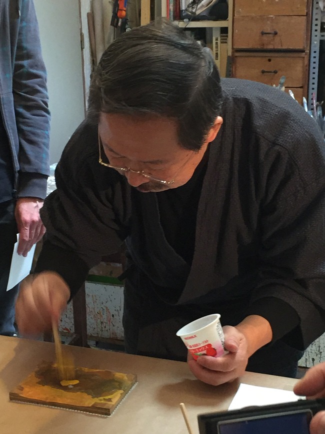 Rencontre avec Motoharu Asaka, graveur japonais 5 IMG 6573