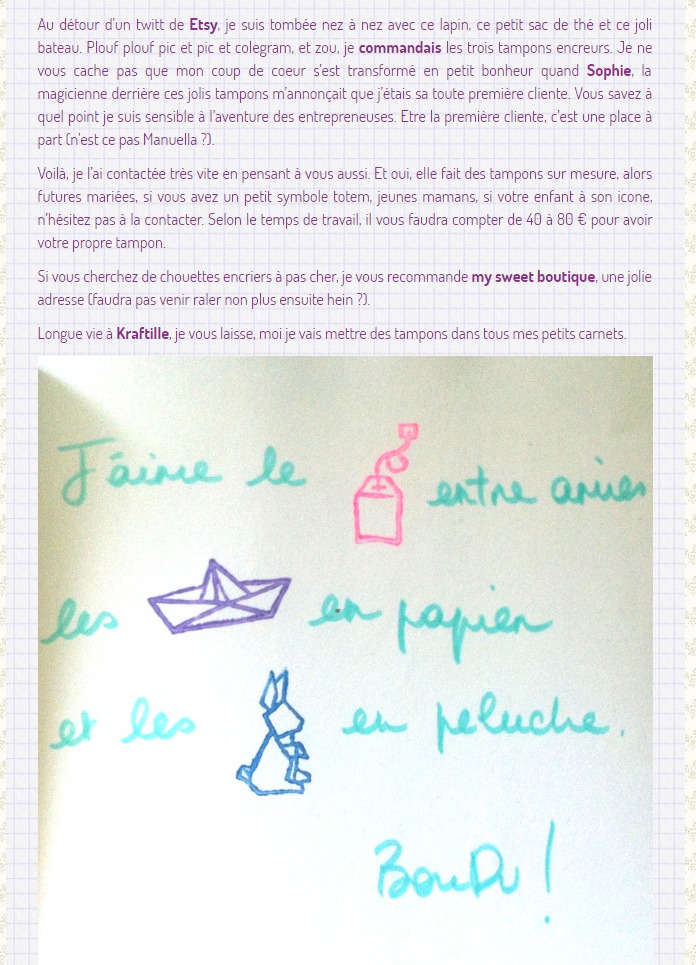 Kraftille sur le BouduBlog
