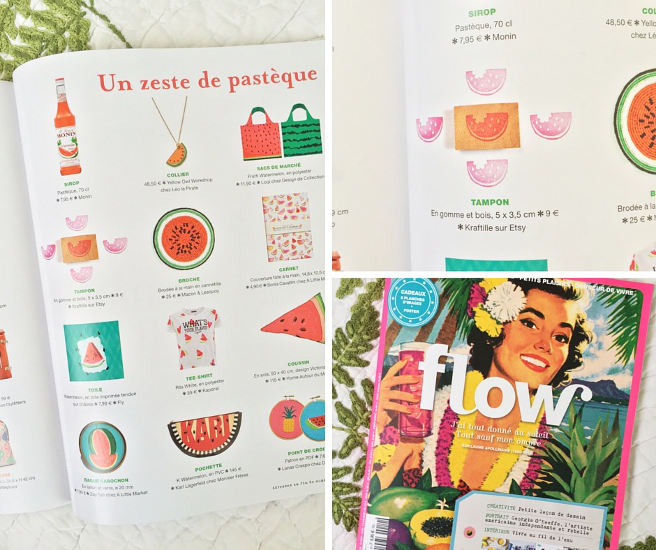 Kraftille dans le Flow Magazine de juillet - août 2016