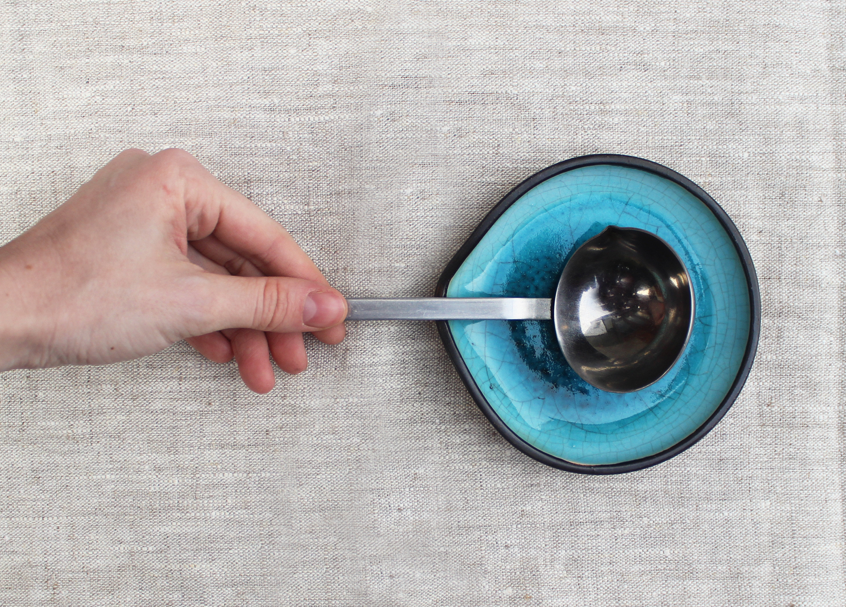 Ceramic Spoon Holder, Clay Pottery Spoon Dish, Kitchen Cookware Mom Dad Gift, Spoon Rests Set