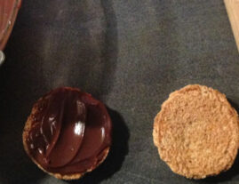 Macarons chocolat vanille