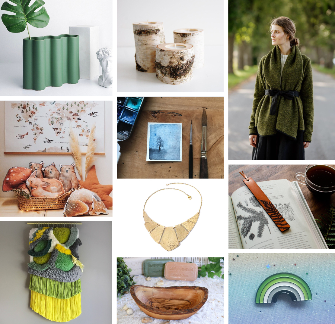 Idées de cadeaux artisanaux, faits à la main et uniques par des petites entreprises créatives 5 Kraftille idees cadeaux noel Etsy 2020 4 1
