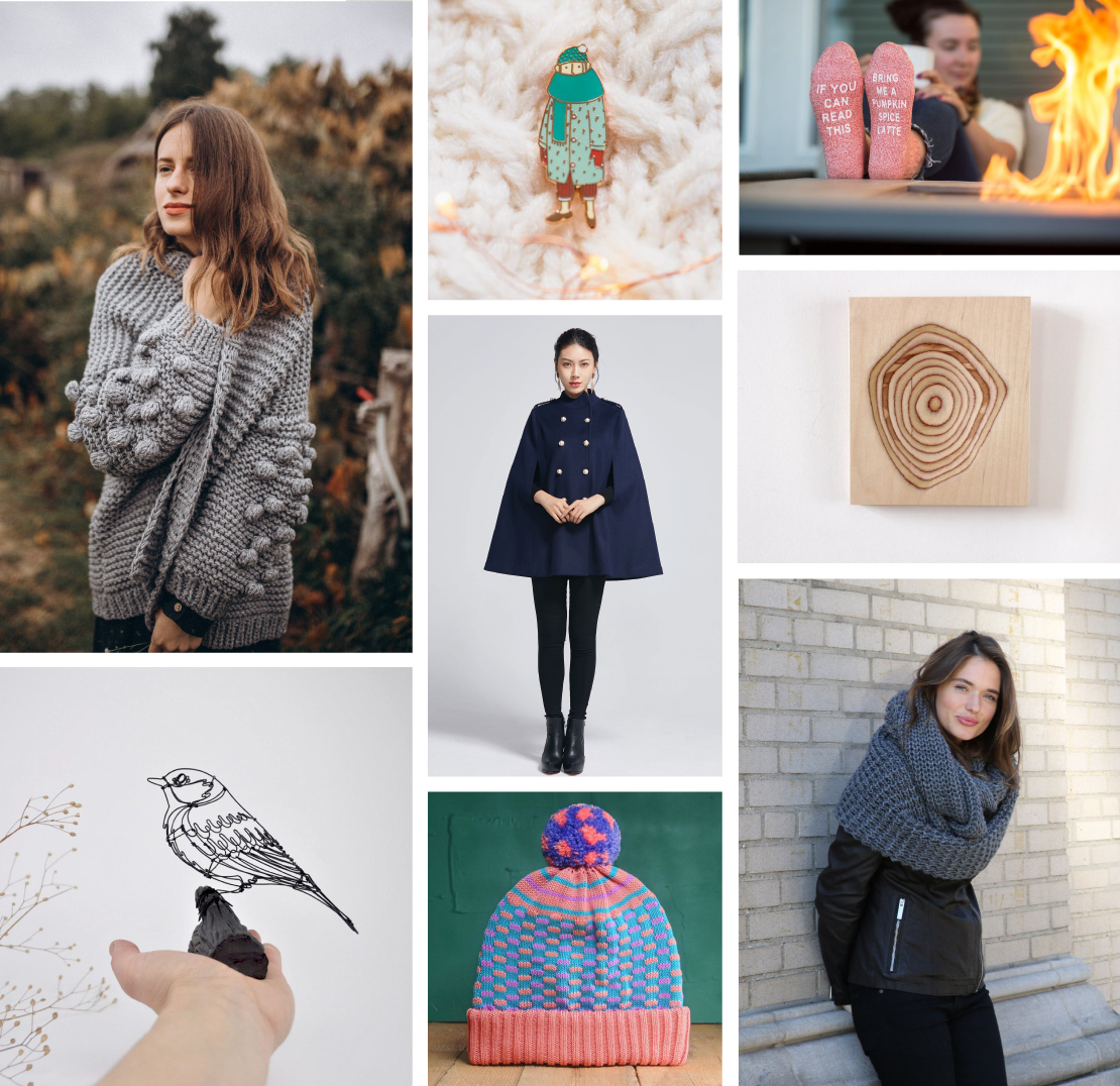 Idées de cadeaux artisanaux, faits à la main et uniques par des petites entreprises créatives 6 Kraftille idees cadeaux noel Etsy 2020 5 1