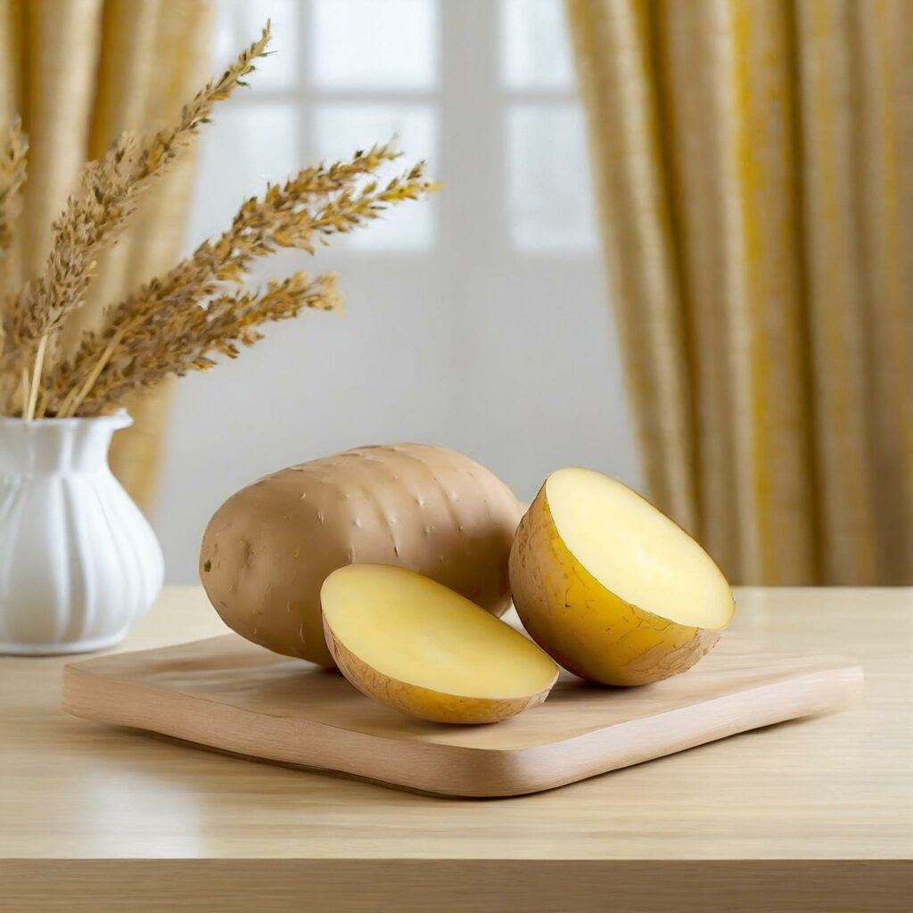 Les outils pour démarrer la gravure sur gomme 5 Une pomme de terre coupée en deux peut tout à fait permettre de tester la gravure sur gomme
