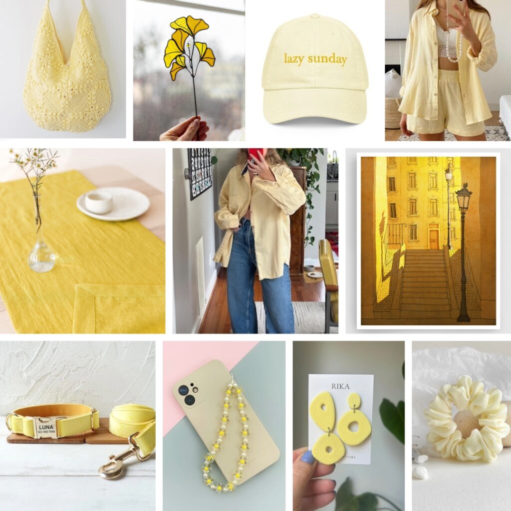 Sélection Jaune Beurre 2025 : 45 Créations Artisanales Etsy 4 Yellow Butter 3